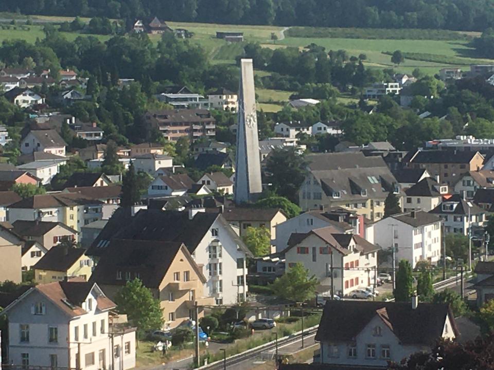 Kath. Kirche von oben