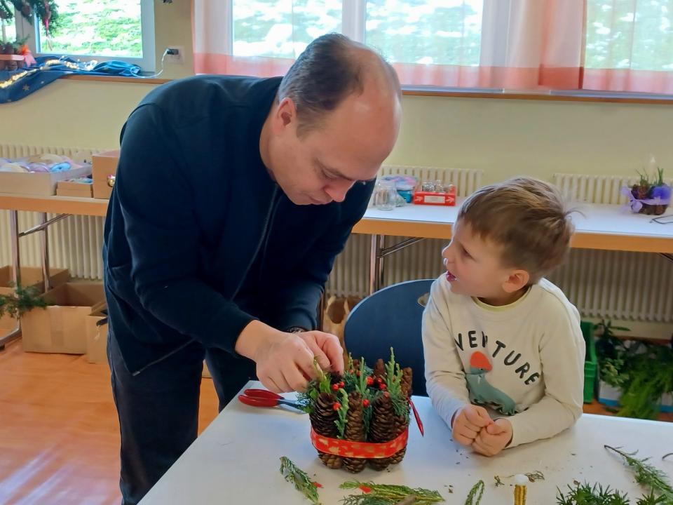 Gestalten eines Adventslicht