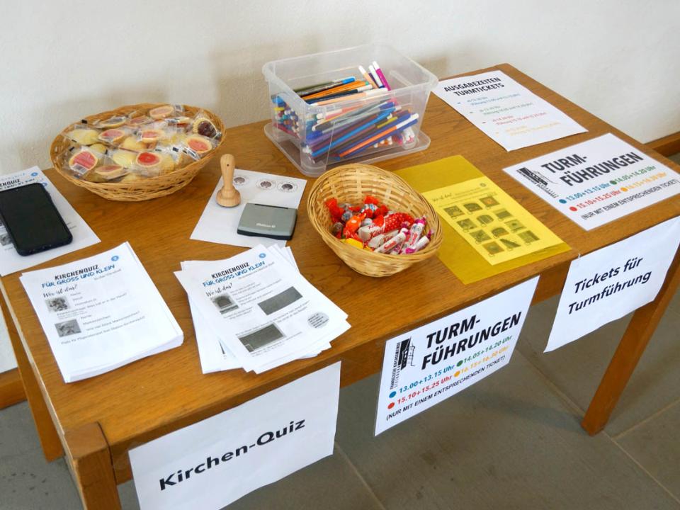 Quiz in der Kirche