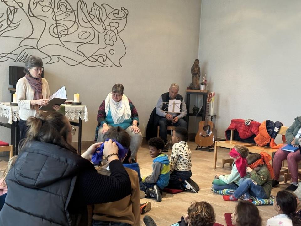 Feier in der Kapelle