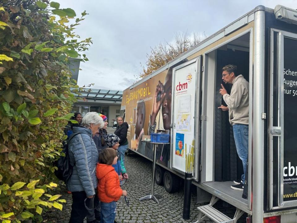 Blinden-Erlebnismobil