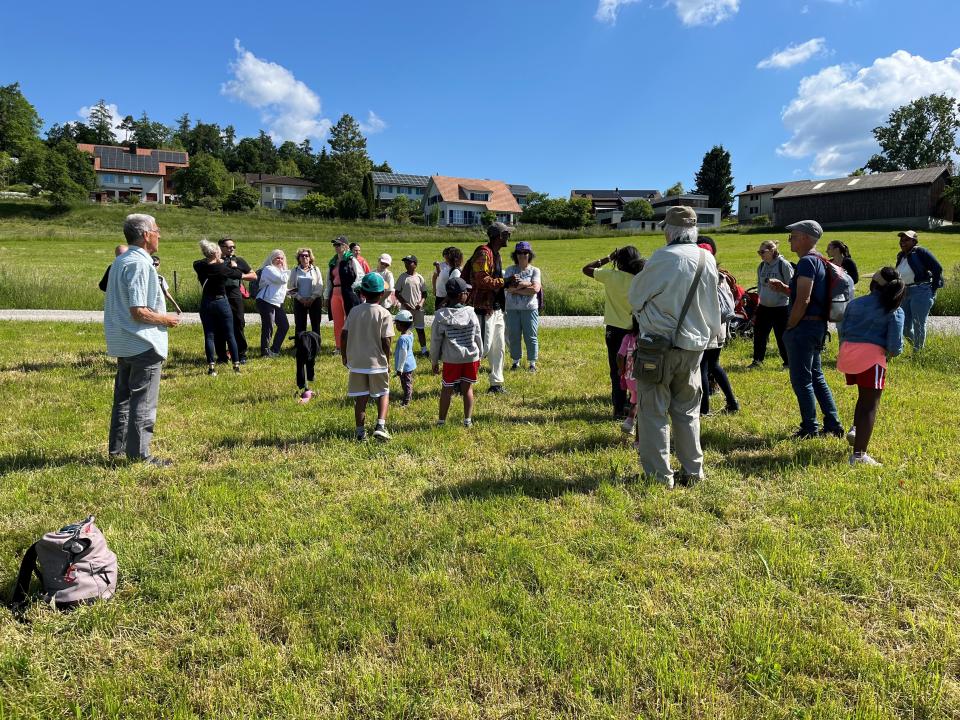 Begrüssung in der Gruppe