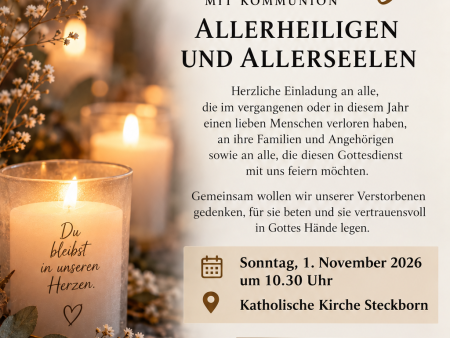 Wortgottesfeier mit Kommunion: Allerheiligen
