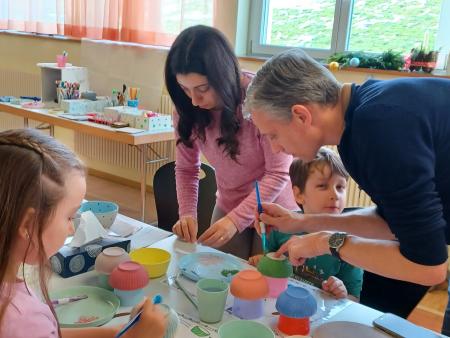 Gemeinsames Arbeiten in der Familie