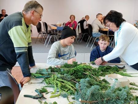Arbeiten mit Grünzeug