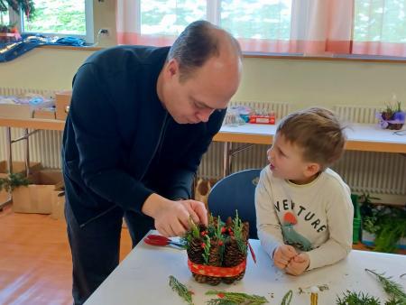 Gestalten eines Adventslicht