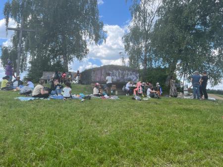 Bei der Grillstelle