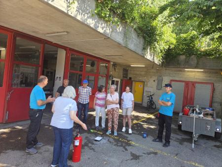 Sicherheit im Fokus: Schulung mit der Feuerwehr Steckborn