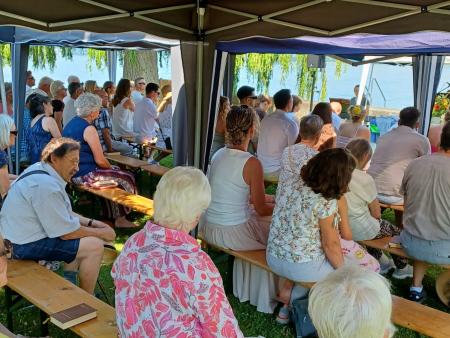 Rückblick ökumenischer Seegottesdienst in Berlingen