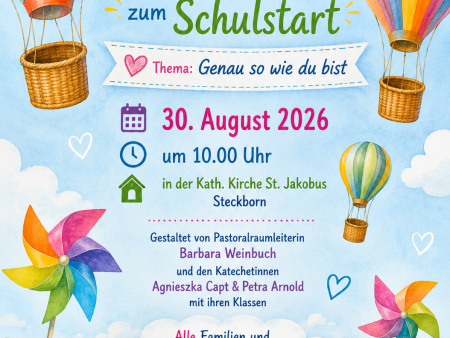 Familiengottesdienst zum Schulstart
