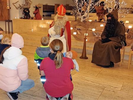 Zwei Besucher sorgten für leuchtende Augen