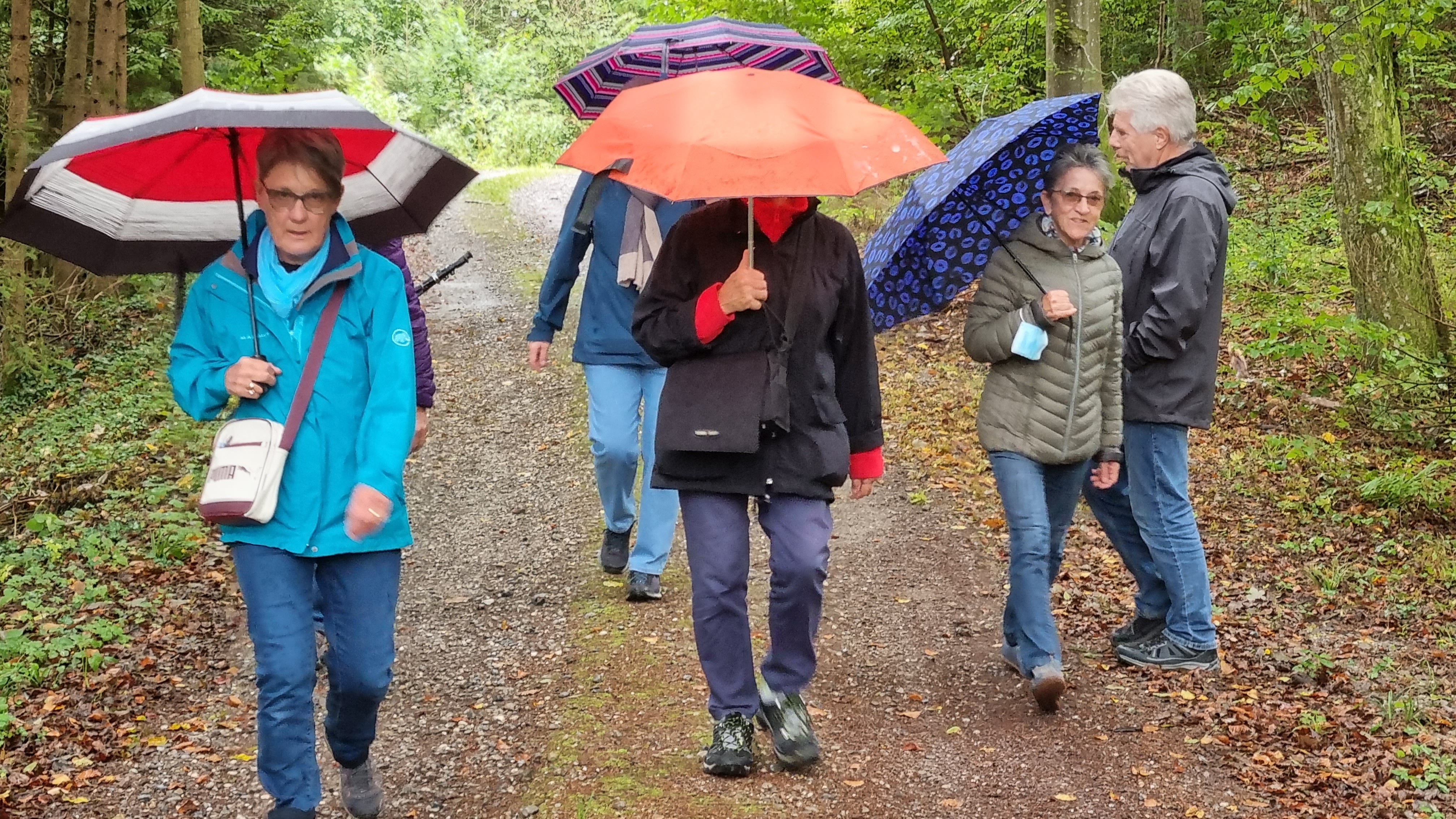 Wanderung im Regen