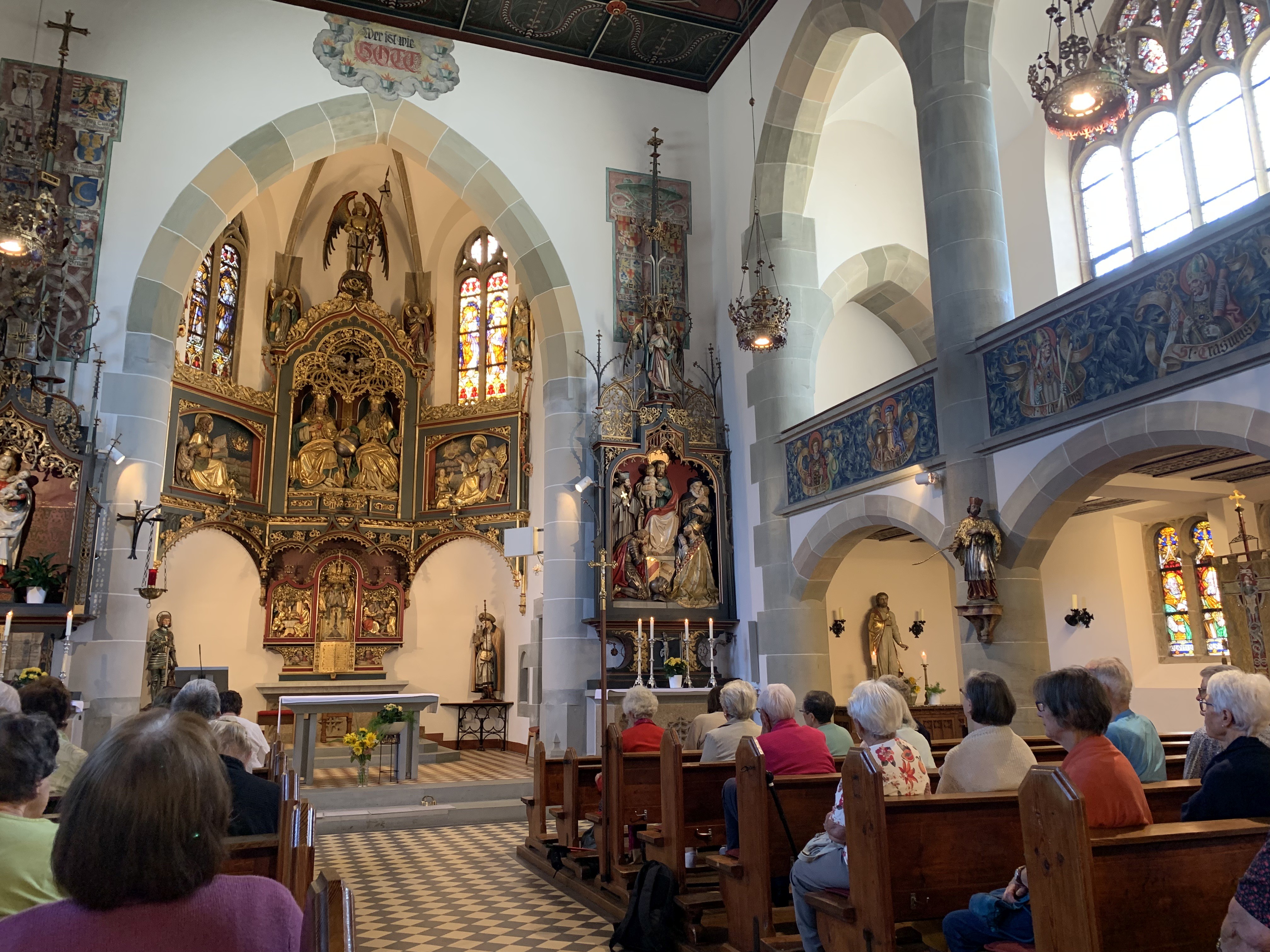 St. Michaelskapelle Blumenfeld von innen